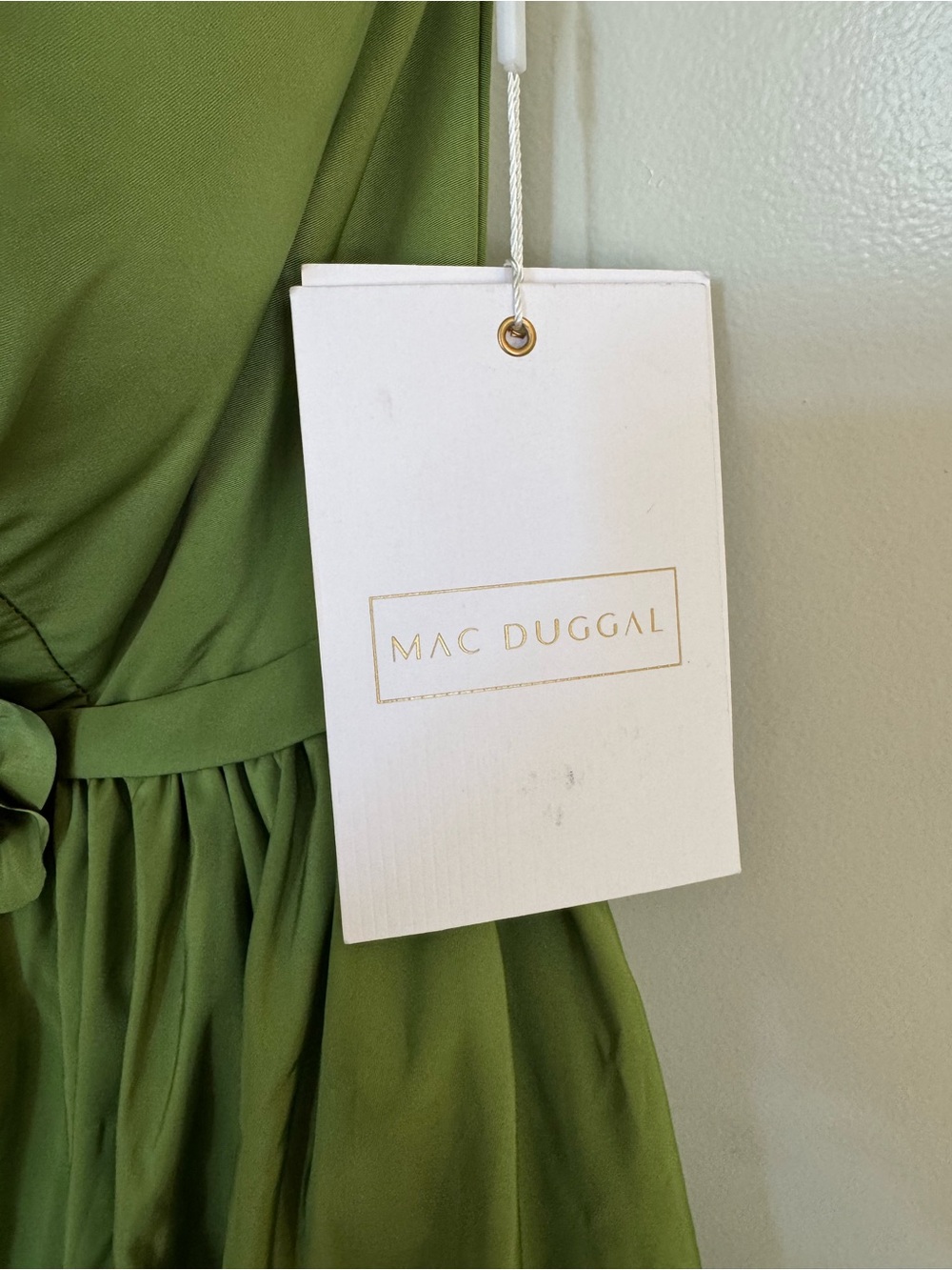 Mac Duggal Strapless Faille Rose Dress - Picture 8 of 10